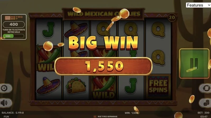 Wild Mexican Chillies – suur võit Free Spins voorus